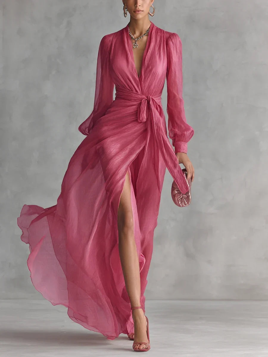Eva | Vestido Maxi con Escote en V
