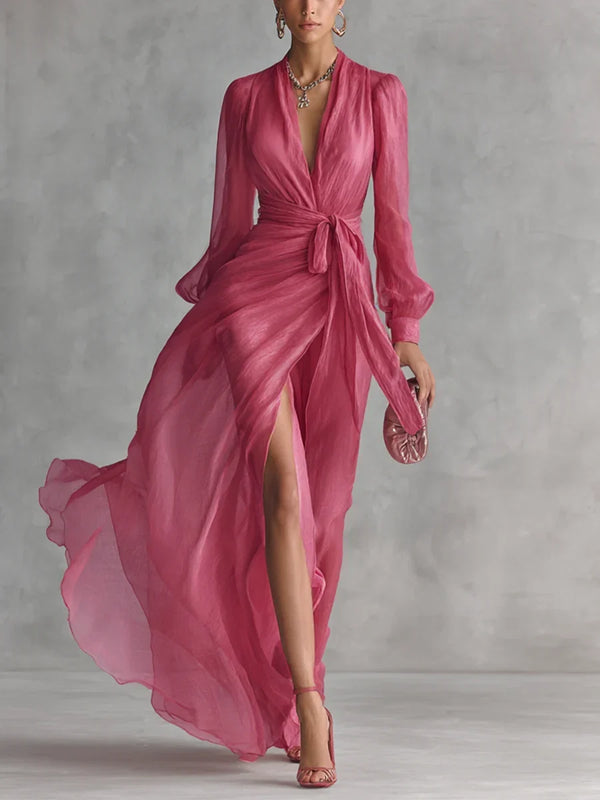 Eva | Vestido Maxi con Escote en V