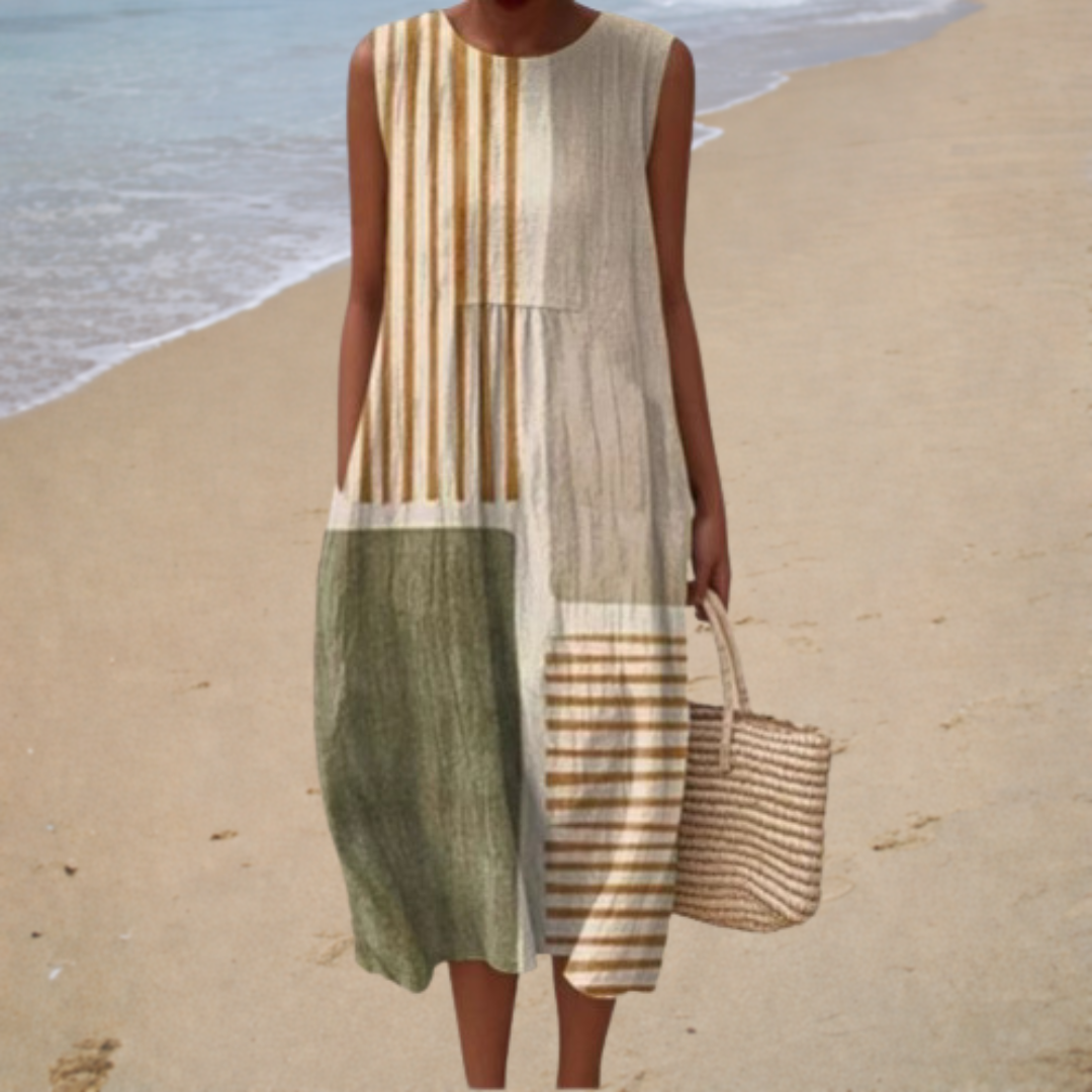 Vestido de verano cómodo sin mangas — Ref. 13