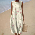 Vestido de verano cómodo sin mangas — Ref. 12