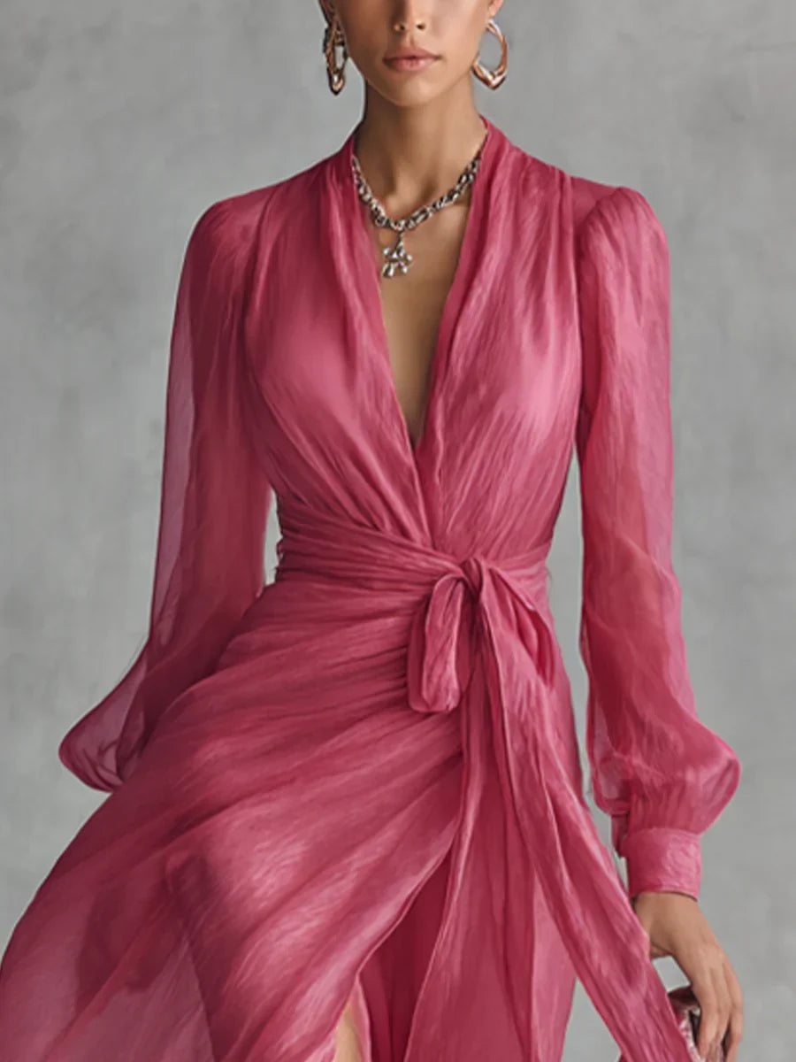 Eva | Vestido Maxi con Escote en V