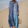 Vestido de verano estampado favorecedor — Ref. 10