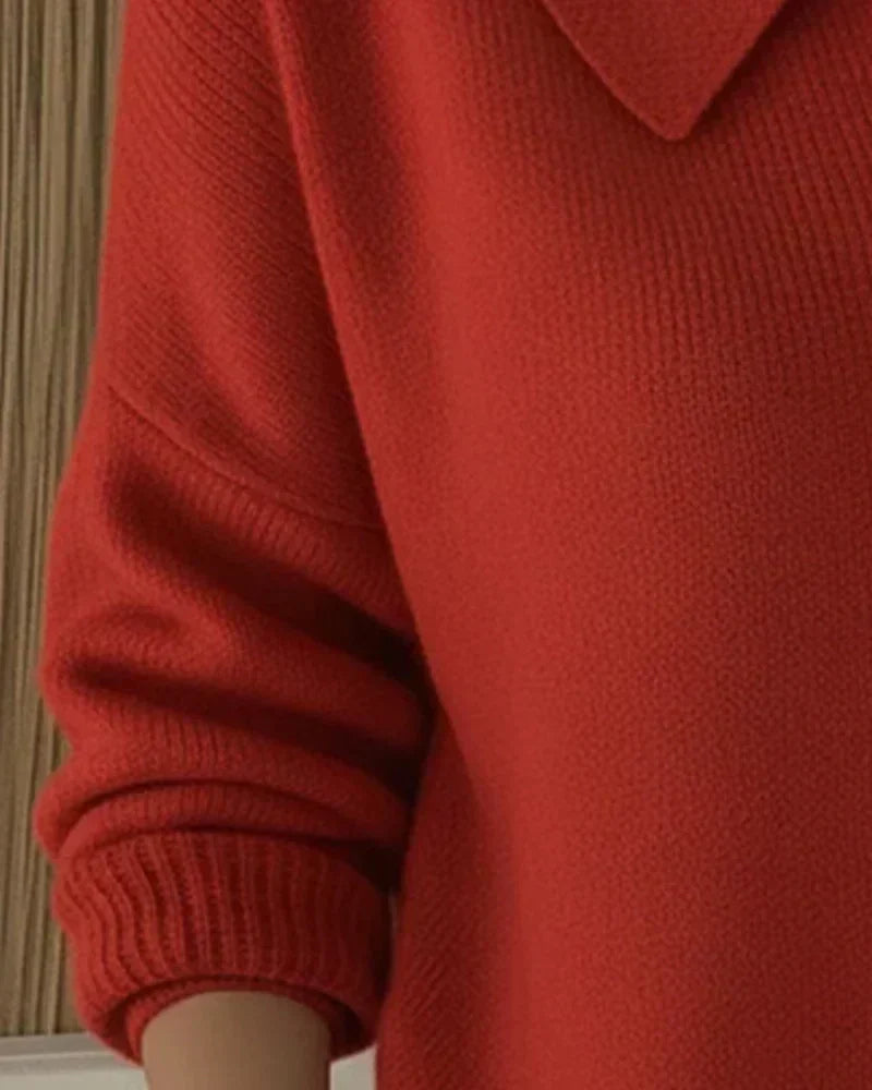 Cardigan Vega con Collo a Camicia