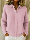 Cardigan Carmela testurizzato con bottoni