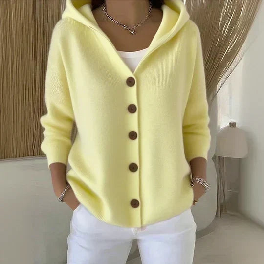 Rocío cardigan con cappuccio