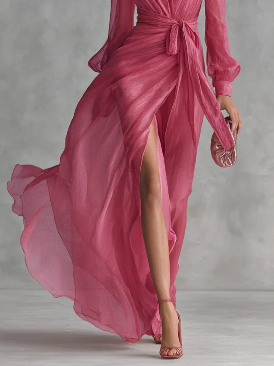 Eva | Vestido Maxi con Escote en V