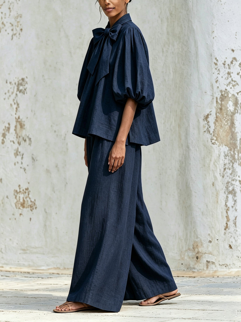 Élodie | Completo oversize e stringhe