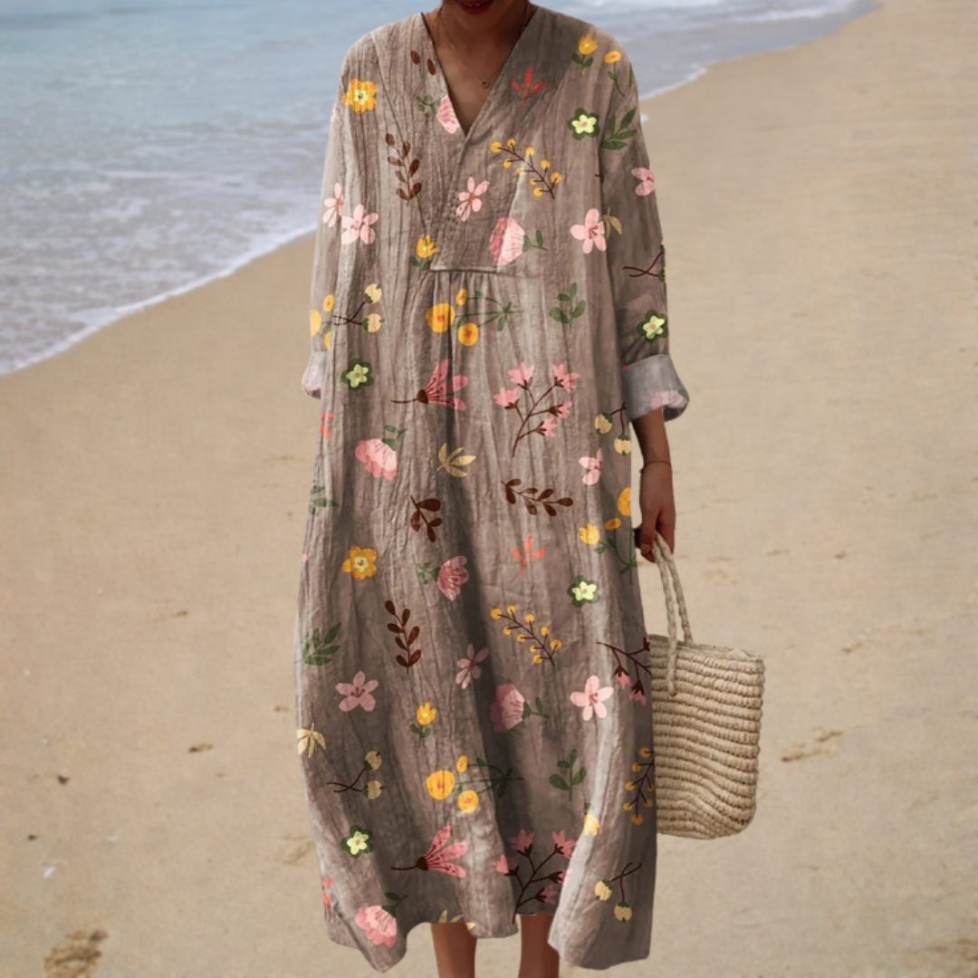 Vestido de Verano Impreso que Realza — Ref. 03