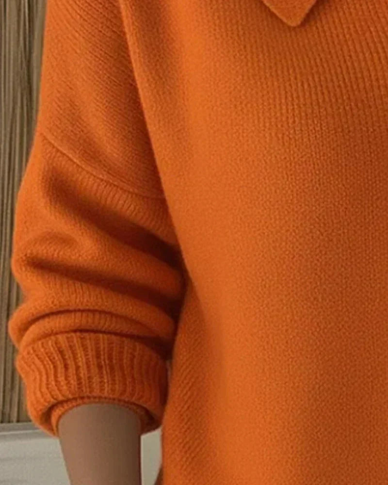 Cardigan Vega con Collo a Camicia