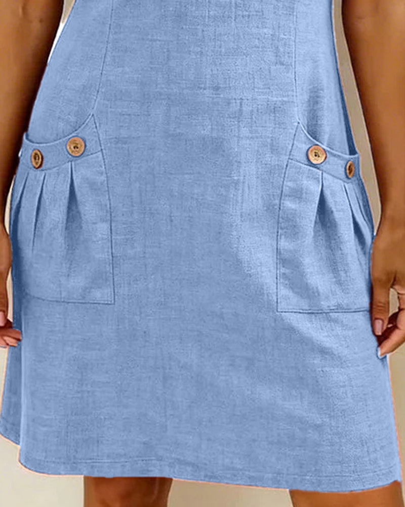 Lina | Abito Casual in Cotone e Lino