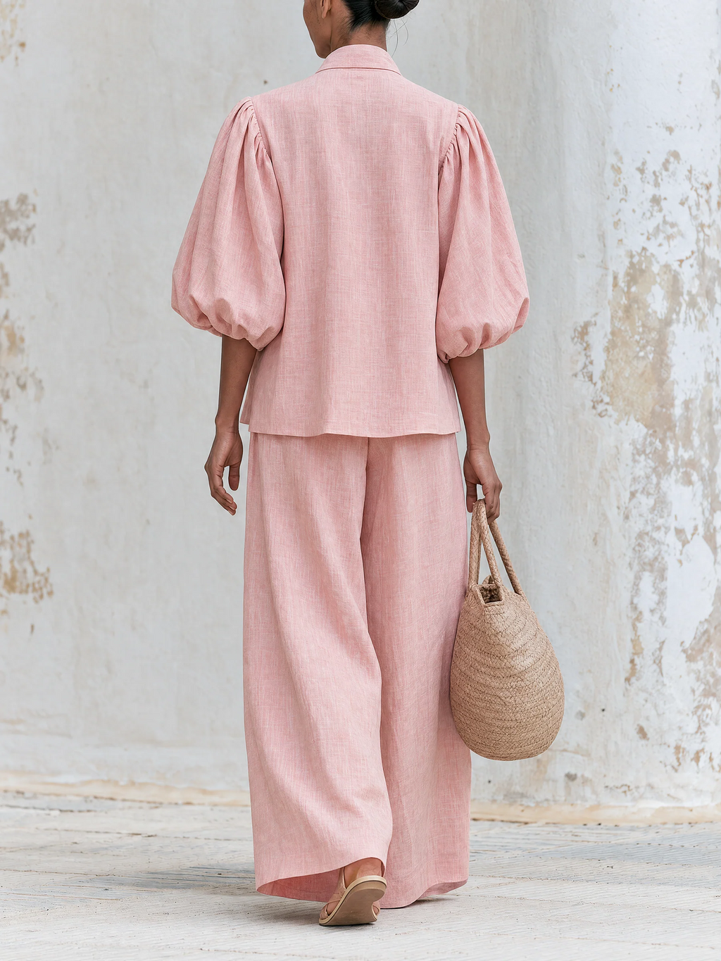 Élodie | Completo oversize e stringhe