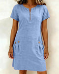 Lina | Abito Casual in Cotone e Lino