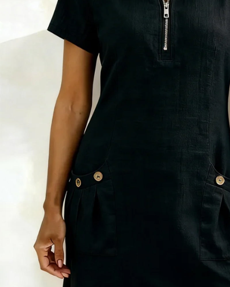 Lina | Abito Casual in Cotone e Lino