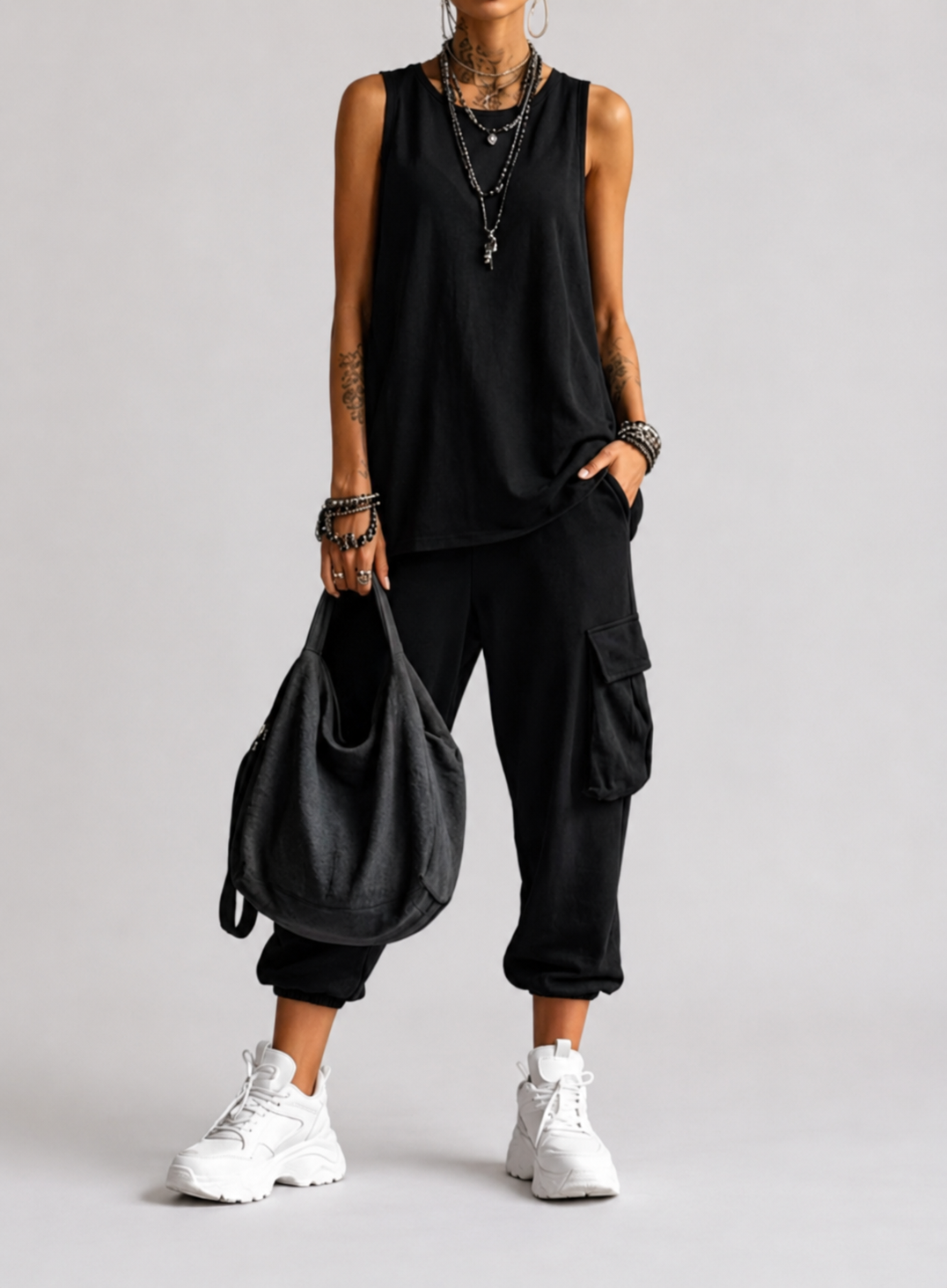 VALENTINA | Completo casual vestibilità morbida con tasche