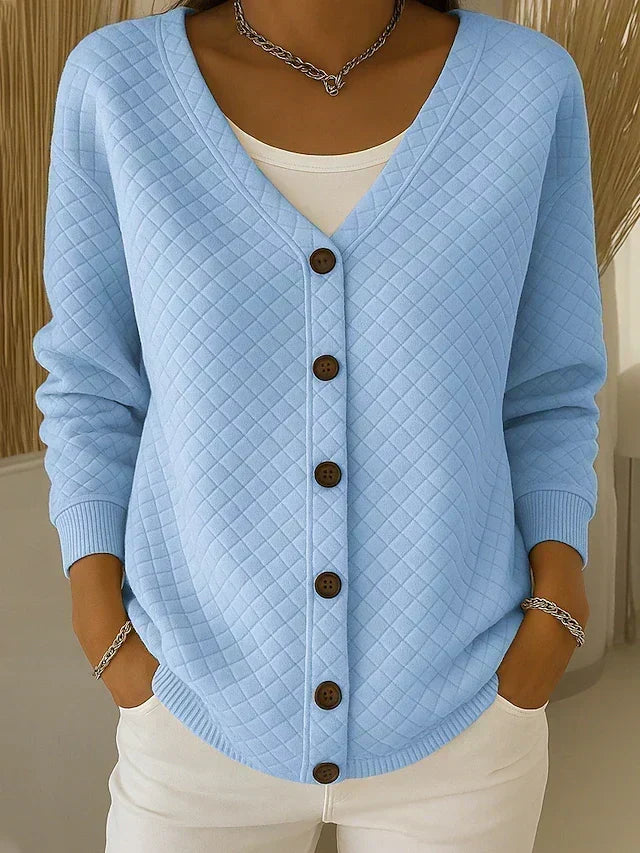 Leonor Cardigan Imbottito con Bottoni