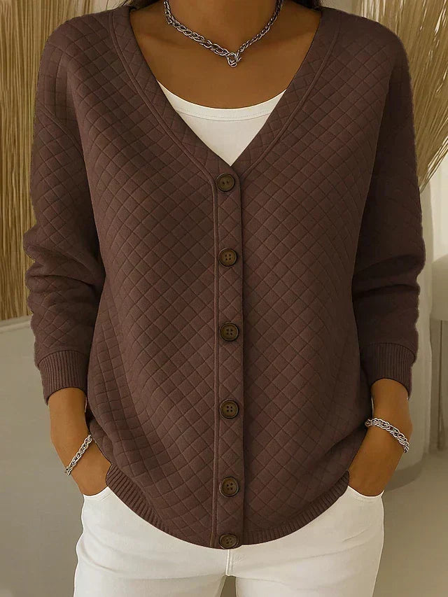 Leonor Cardigan Imbottito con Bottoni