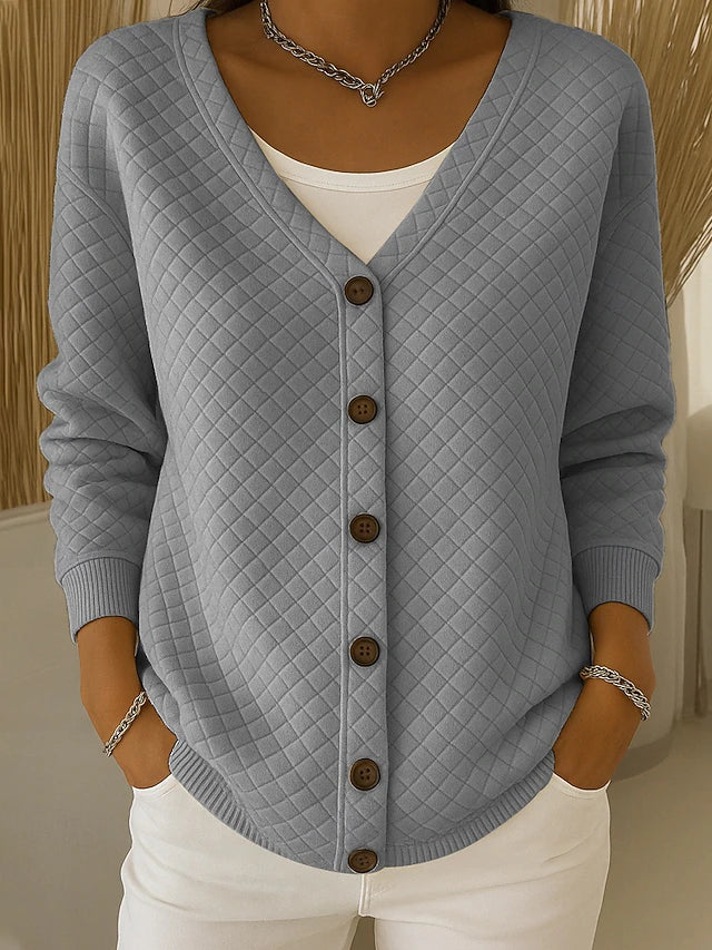 Leonor Cardigan Imbottito con Bottoni