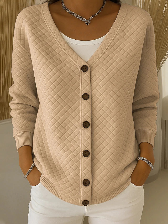 Leonor Cardigan Imbottito con Bottoni