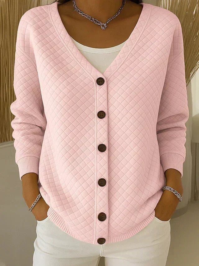 Leonor Cardigan Imbottito con Bottoni