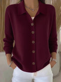 Josefina Cardigan con Collo e Bottoni
