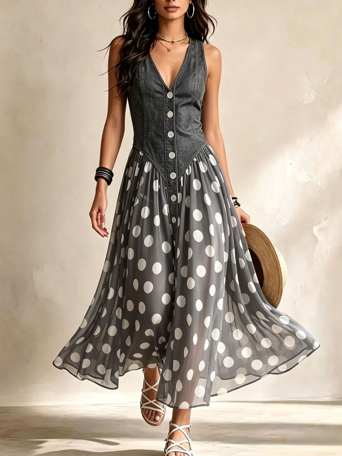 Vestito lungo Adelina