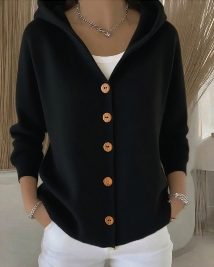 Rocío cardigan con cappuccio