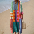 Vestido de verano estampado favorecedor — Ref. 06