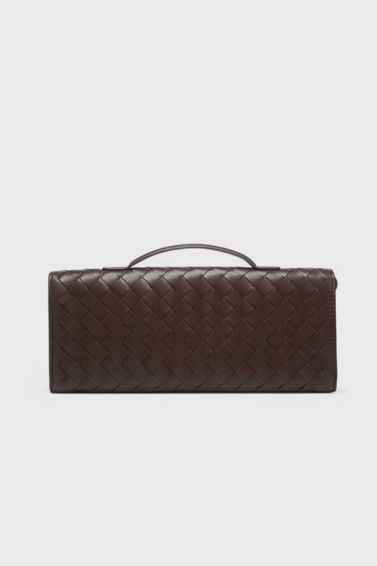 Pochette Melanie con Dettaglio Nodo Dorato