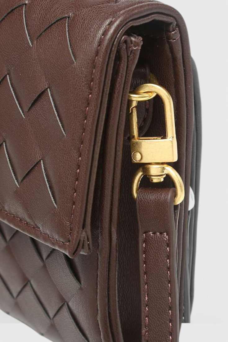 Pochette Melanie con Dettaglio Nodo Dorato