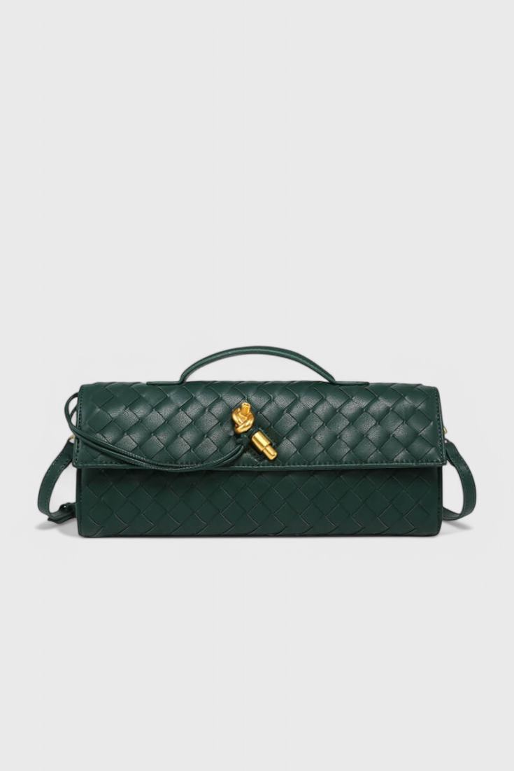 Pochette Melanie con Dettaglio Nodo Dorato