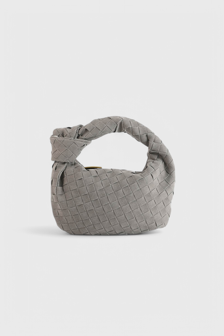 Remi Borsa Mini Woven con Dettaglio Nodo
