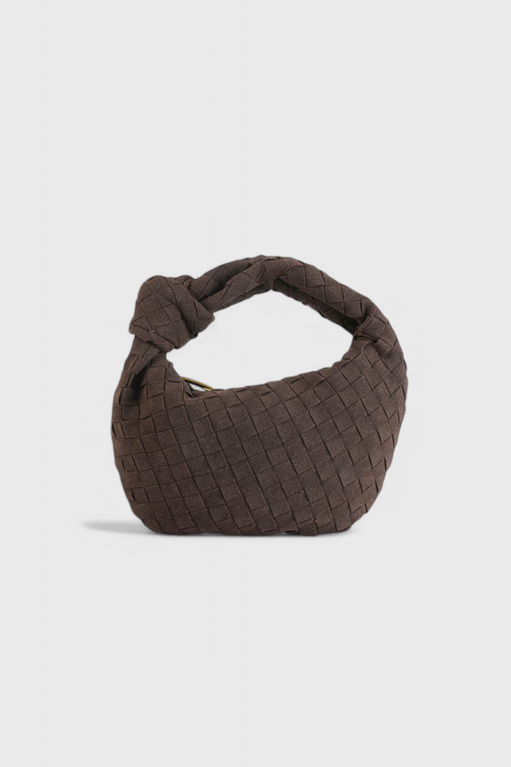 Remi Borsa Mini Woven con Dettaglio Nodo