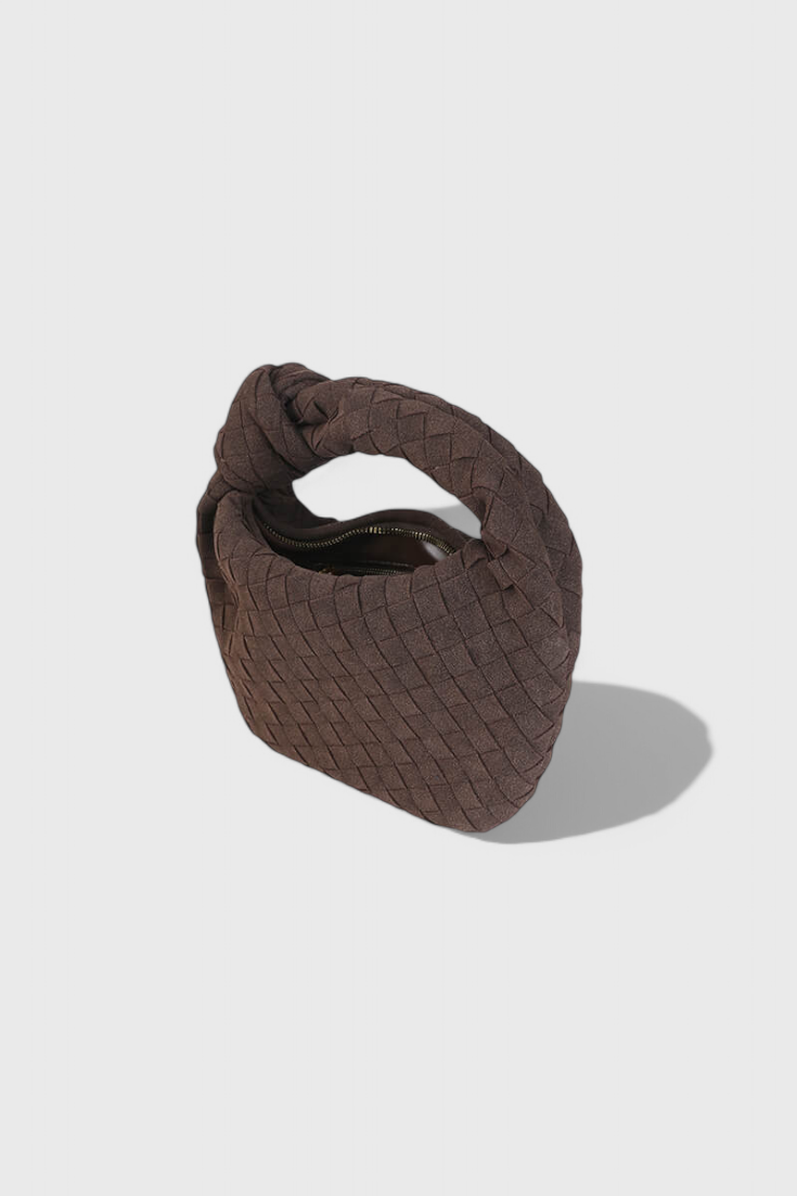 Remi Borsa Mini Woven con Dettaglio Nodo