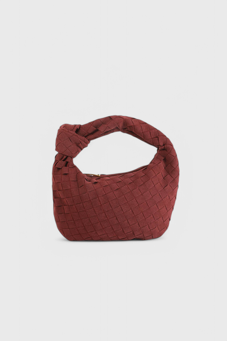 Remi Borsa Mini Woven con Dettaglio Nodo
