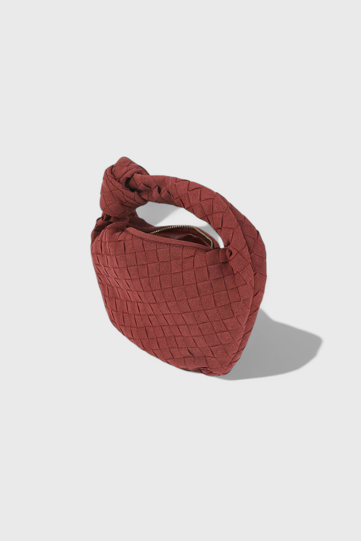 Remi Borsa Mini Woven con Dettaglio Nodo