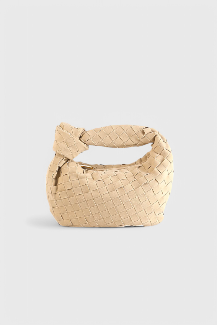 Remi Borsa Mini Woven con Dettaglio Nodo