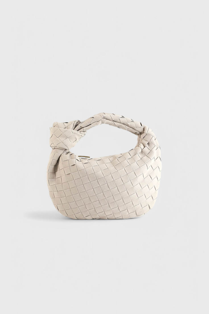 Remi Borsa Mini Woven con Dettaglio Nodo