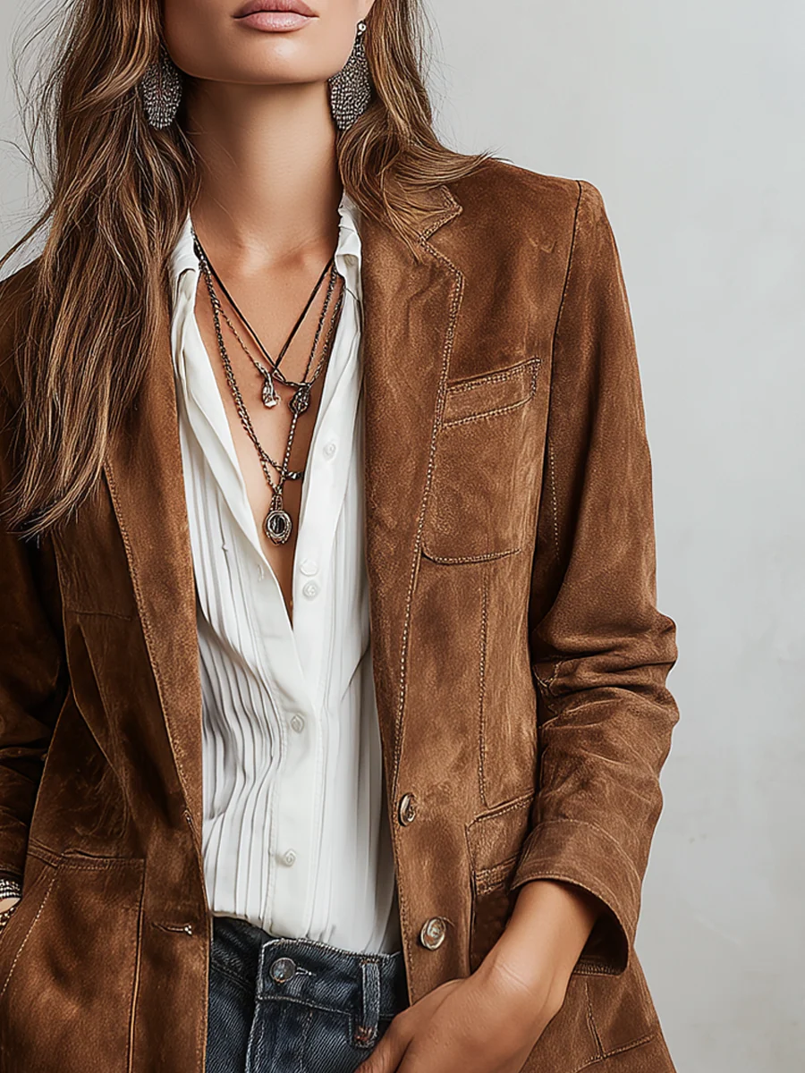 Constance | Blazer Vintage Marrone