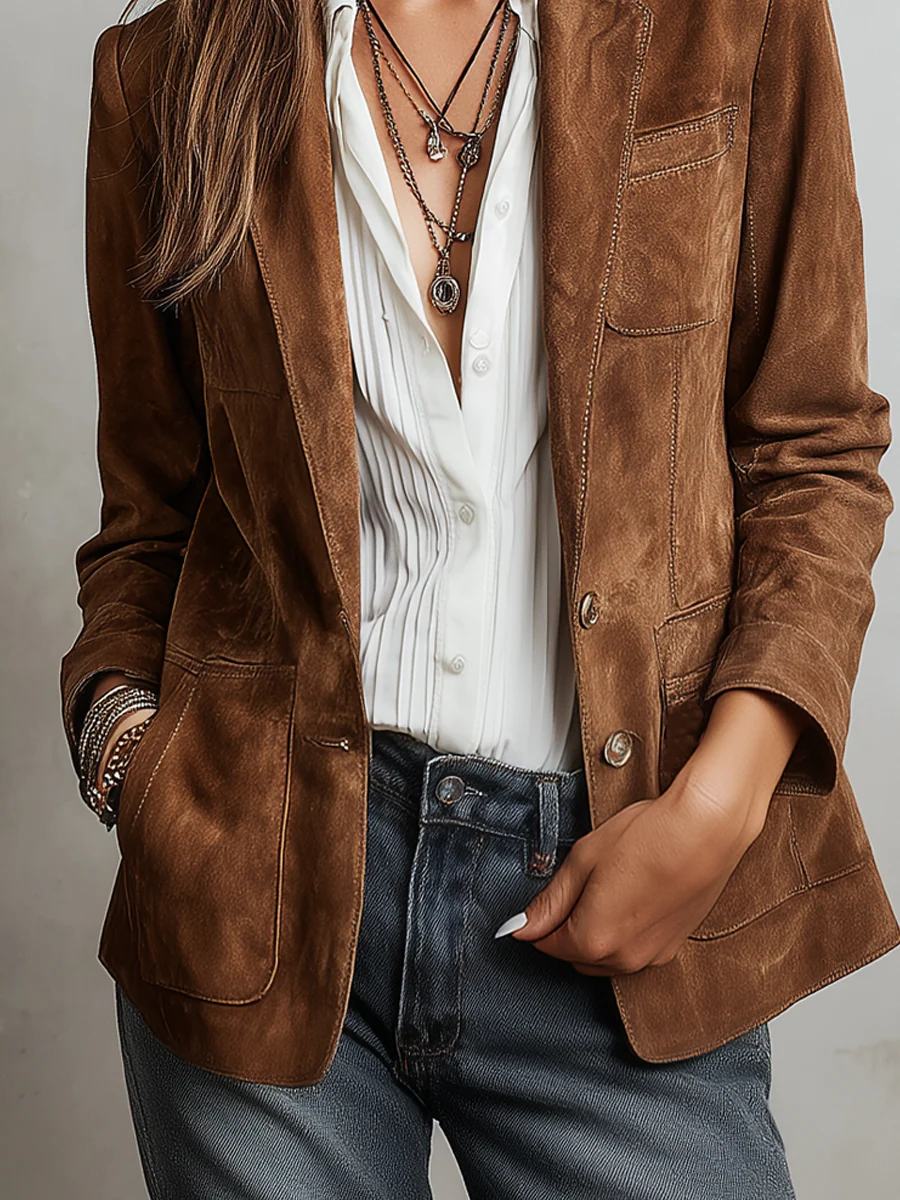Constance | Blazer Vintage Marrone