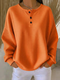 Milagros Felpa Henley Gofrata