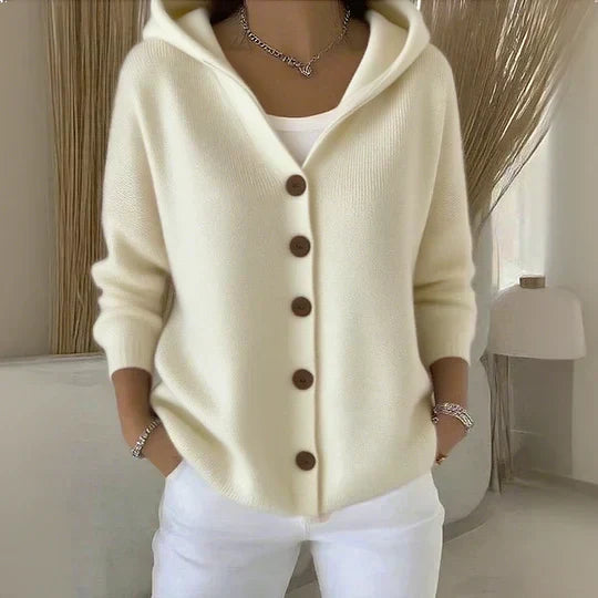 Rocío cardigan con cappuccio