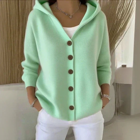 Rocío cardigan con cappuccio