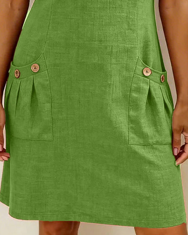 Lina | Abito Casual in Cotone e Lino