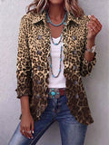 Nazaret Giacca Leopardo con Volant